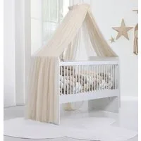 Baby Fancyroom Betthimmel Betthimmel aus 12 Meter Tüll aus 1. Klasse für Kinderbett Gitterbett, Himmel für Babybett Kinderbett