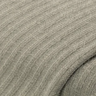 Strickstoff mit Fransen, grau