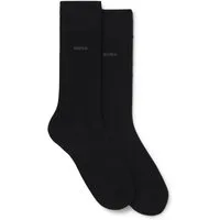 BOSS Businesssocken 2P RS Bamboo 1027 (Packung, 2-Paar) mit Strickbündchen