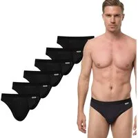 Nur Die Slip Unterhose Cotton Stretch (6-St) Männer Multipack Mehrpack