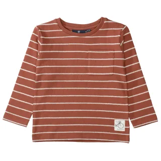BASEFIELD - Kn.-Shirt rust str. - Gr. - 122