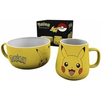ABYstyle Frühstücks-Geschirrset Pokemon - Pikachu 2-tlg. (2-tlg), Keramik