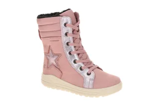Ecco 722382 URBAN SNOW LACE UP KIDS Winterstiefel rosa wasserdicht, warmfutter