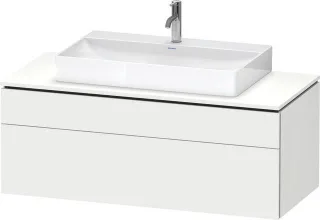 Duravit L-Cube Konsolenwaschtischunterbau wandhängend Weiß Matt 1220x550x482 mm - LC4882018180000 LC4882018180000
