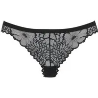 LASCANA String aus floraler Spitze, elastisches Material, unifarbenes Design