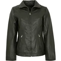 Maddox Lederjacke Paulina MADDOX - Damen Lederjacke Lammnappa olive