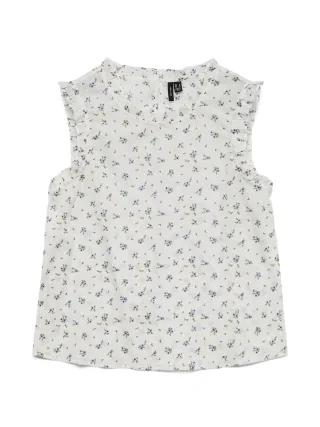 VERO MODA - VMTRINE SL TOP WVN NOOS Snow White - Gr. - S