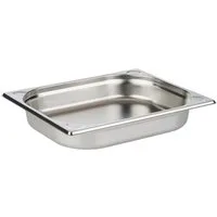 APS Aufbewahrungssystem GN 1/2 Behälter 32,5 x 26,5 cm, Edelstahl, (1-tlg), Gastronorm-Behälter, zum Anrichten und Lagern von Speisen