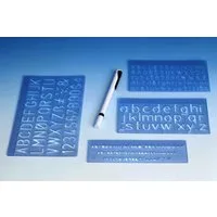 WEDO Bastelfilz Schriftschablonen-Set 5 10 und 20 mm