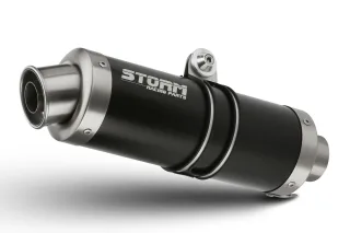Sport Auspuff GP BLACK Storm by MIVV Suzuki GSF 650 Bandit Bj. 2005-2006 Typ WVB5 mit ABE