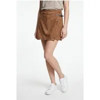 ONLY Hosenrock ONLTAVIA HW FAUX SUEDE SKORT PNT Materialmix, Wildlederimitat