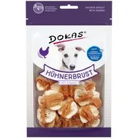 Dokas Hühnerbrust mit Banane 70 g - 8 Stück - Sparpaket, für: Hund