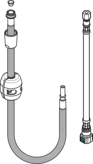 Hansgrohe Schlauchanschluss BS/DN8/Schraub. Glideflex/1750, 96921000 96921000