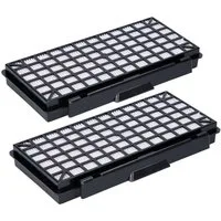 McFilter HEPA-Filter Filter 2x passend für Siemens VSQ5X1230 Q5.0 Extreme Silence Power, Staubsauger, passgenau, schwarz, wie 00577303