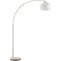 Brilliant Bogenlampe Vessa - Bogenstehleuchte, ohne Leuchtmittel, Stehlampe Wohnzimmer, H 166 cm, B 122 cm, E27-Fassung, Bogenleuchte