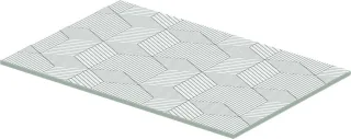 Duravit DuraSquare Glaseinleger Cubic Line 970x380x8 mm - 0099658200 99658200