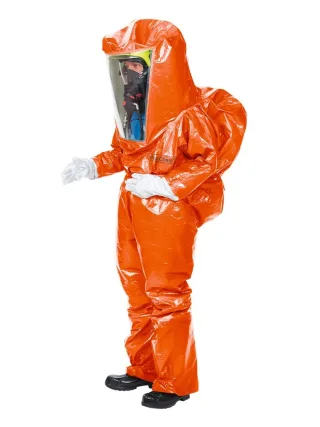 Schutzanzug | 3S | ProChem V CLF A B F02 orange | Gr. XL-XXL | Vollschutzoverall | kontaminationsfreies Tragen von SCBA und Atemschutz | großes Visier