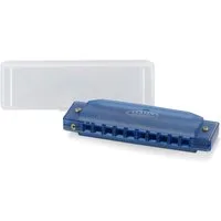 Classic Cantabile Mundharmonika FunKids Blues Harmonica ideal für Kinder, C-Dur C, diatonisch, inkl. Kunststoff-Etui, 20 Stimmzungen aus Phosphorbronze