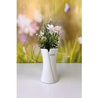 TIZIANO - DESIGN & EMOTIONS Tischvase Vase Mondavio cremeweiß – Keramik Soliflore 18/24 cm