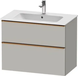Duravit D-Neo Waschtischunterbau wandhängend Betongrau Matt 810x462x625 mm - DE4362004070000 DE4362004070000