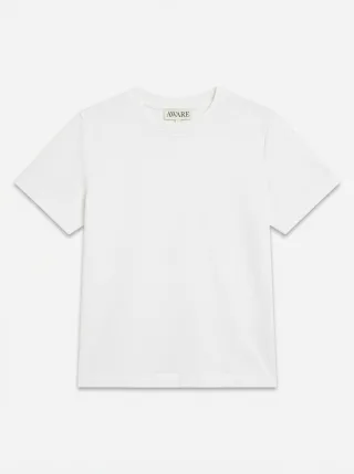 Aware - AWNAIMA SS O-NECK T-SHIRT NOOS Snow White - Gr. - L