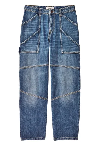 ba&sh - Jeans - Moyce blau - Gr. - 40