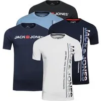 Jack & Jones Rundhalsshirt 5er-Pack: Authentischer Denim-Style für jeden Tag
