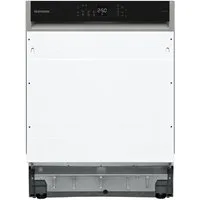 Telefunken teilintegrierbarer Geschirrspüler GET6012DI, 12 l, 12 Maßgedecke, Einbau Spülmaschine teilintegriert 60 cm, 12 Gedecke, AquaStop, 45 dB