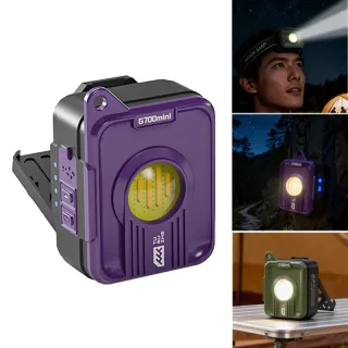 IPRee G700mini Portable Multipurpose Light 500 Lumen 150° Floodlight Magnetic Camping Lantern 7 Lighting Modes with Type