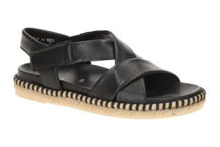 Gabor 83.781.27 Damen Sandaletten Schwarz - Best Fitting, Blockabsatz