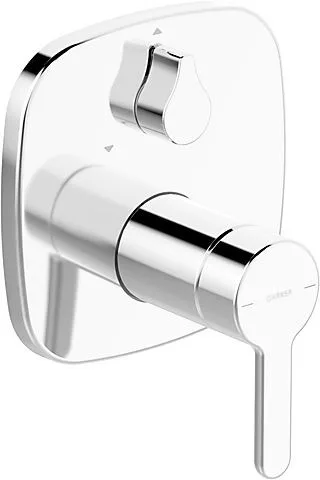 Hansa Funkt.-Einheit m. Dekorset Einhand- Wannen-Batt. Hansadesigno 8111 c, 81113593 81113593