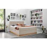 Home affaire Boxbett Frappelle inkl. Bettkasten, erhältlich in der Größe 180x200cm, H3, inkl. PUR-Schaum-Topper