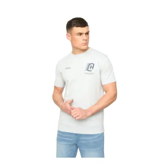 Crosshatch - "Morville" T-Shirt für Herren, Baumwolle (Hellblau)