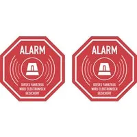 Hermann Schütz Aufkleber Hermann Schütz Aufkleber ALARM innenklebend