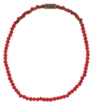 konplott - Armband mit Schmucksteinen - Petit Glamour d´Afrique rot