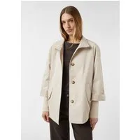comma Funktionsjacke Outdoor-Jacke Cape-Jacke mit Stehkragen und Rippbündchen