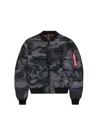 MA-1 Puffer Bomber Camo Bomber Jacket