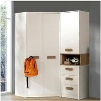 Marmex Möbel Schrank-Set Grant Set 15, (SET, 2-St., Eckschrank, Regal mit Schubladen), Scharniere Softclose