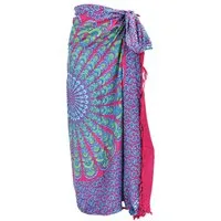 Guru-Shop Sarong Bali Sarong, Wandtuch, Wickelrock, Mandala..