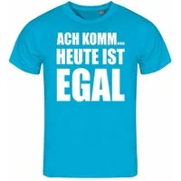 deinshirt T-Shirt Herren T-Shirt Ach komm heute ist egal Funshirt mit Motiv