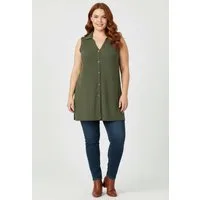 Shape of You Blusentop Ärmellose Bluse mit Struktur