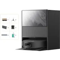 Dreame Nass-Trocken-Saugroboter Aqua10 Ultra Track Complete, 650 W, mit Beutel, Warmwasser-Wischsystem, überwindet Hindernisse, 25.000 Pa Saugkraft