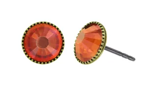 konplott - Ohrstecker - Black Jack orange