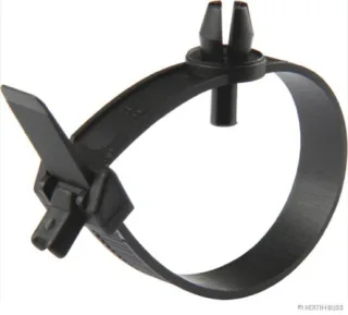 HERTH&BUSS Kabelbinder, Ø 6,9- 7,1 mm,9 x 160 mm, PA, wiederverschließbar schwarz - 50266600