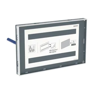 Geberit Sigma Abdeckplatte 115697001 flächenbündig, mit Sichtrahmen