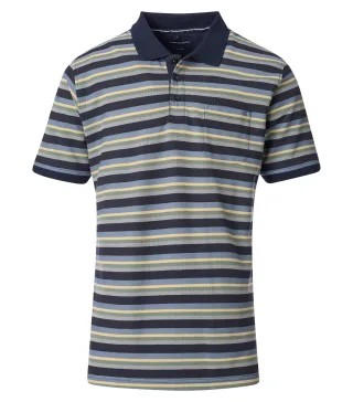 CASAMODA - Polo-Shirt blau - Gr. - L