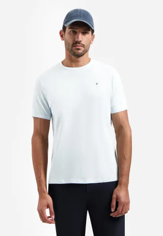 No Excess - T-Shirt Crewneck Solid Basic sky - Gr. - S