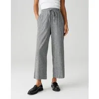 OPUS Culotte MILENI CRINKLE TWO-TONE Wide mit Komfortbund