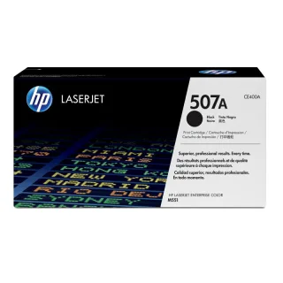Original CE400A HP 507A CLJ Cartridge black ST