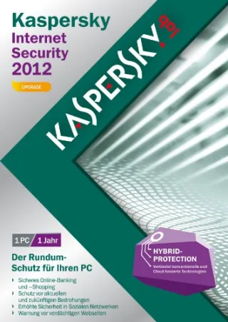Kaspersky Internet Security 2012 Upgrade (DVD-Box)